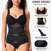 Women's Seamless Fit Corset Jumpsuit with Adjustable Shoulder Straps Dress Base Yoga Shapewear