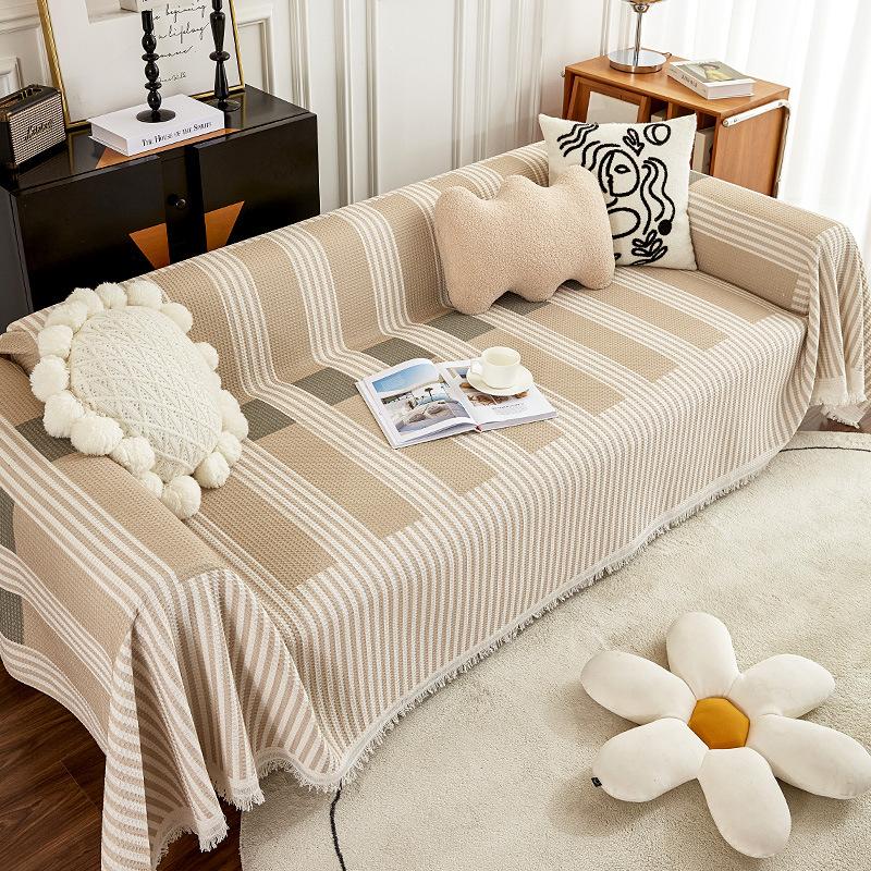 Prosop de canapea în stil nordic Instagram Husă universală de canapea acoperită complet Pătură simplă de husă de pernă pentru canapea