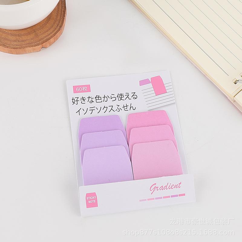 

Planner Sticky Notes Translucent Journaling Sticky Notes Translucent Page Markers Multicolor Gradient Index Tabs For Scrapbooks рожевий