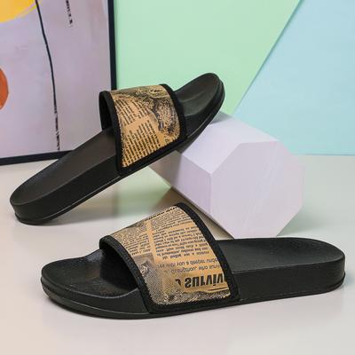 Summer Outerwear Trendy Fashion Soft Bottom Non-slip Slipper Men's Slippers
