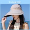 Summer Korean Style Wide Brim Sun Hat With Breathable Polyester For Outdoor Travel And Sun Protection
