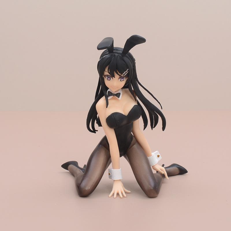 

11 см Фигурка Сакурадзима Май Девушка-Кролик Аниме Seishun Buta Yarou Wa Odekake Sister No Yume O Minai Модель Игрушки Подарки Коллекция ПВХ No box белый