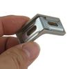 20Pcs 90 Degrees L Shape Corner Brackets with Plastic Cover Right Angle Corner Brace Joint for Shelves Wooden Furniture Cabinet