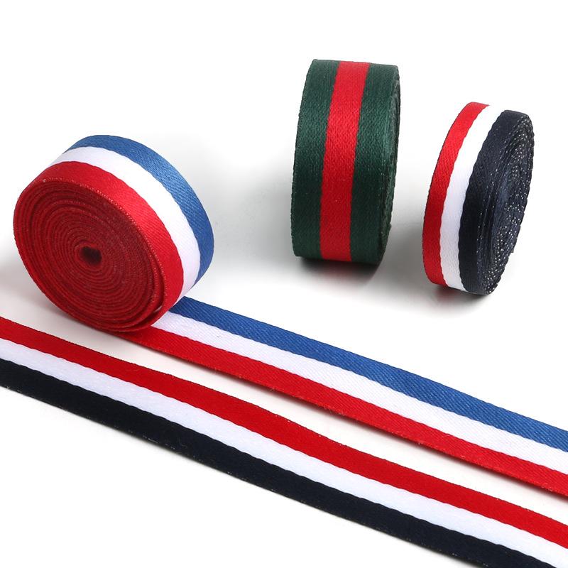 Color Striped Ribbon Ribbon Men'S And Women'S T-Shirt Clothing Accessories Shoes And Hats Decorative Ribbon Ribbon Hemming Cloth Strip