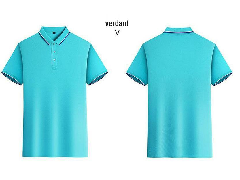 Unisex Summer Short-Sleeved Polo Shirts: Ideal for Work Uniforms, Group Events, DIY Customization & Everyday Wear.