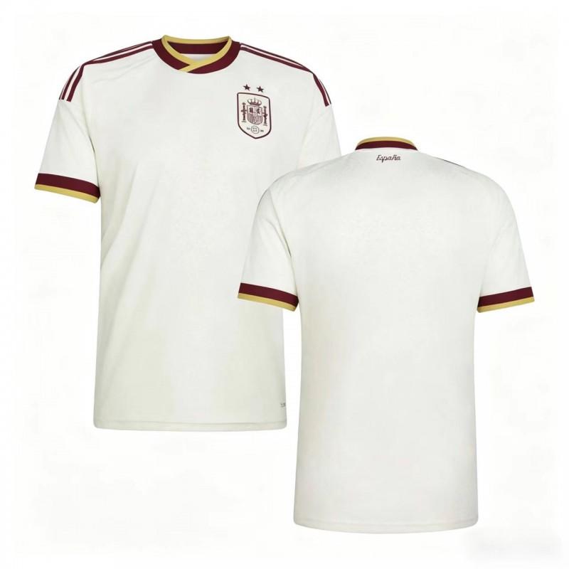 Spain 19 Football Jersey Short Sleeve Men Women Sports Training Running