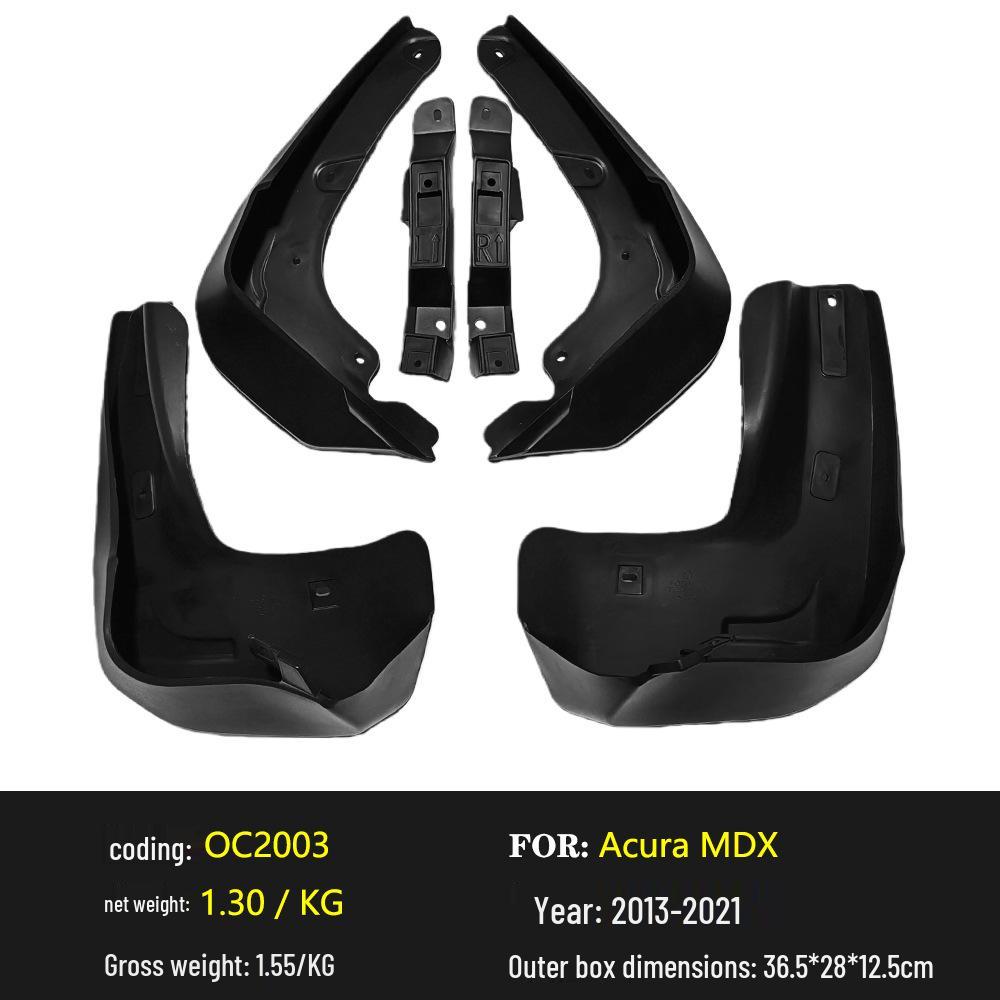 

Acura MDX 2013-21 Mud & Sand Protection Front and Rear Fender Tire Pedals 365*280*125