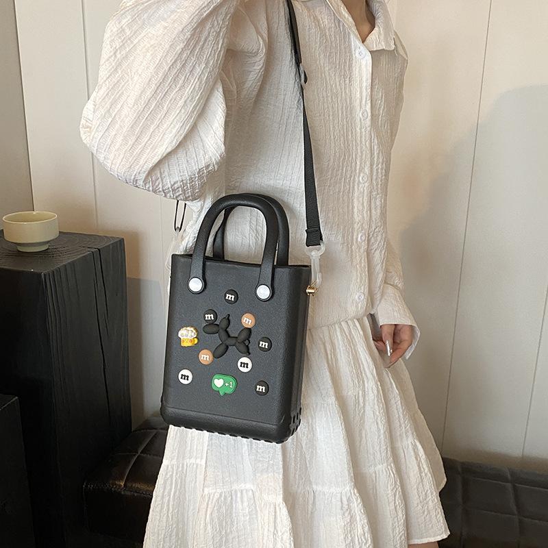 I Kleine Strandlochtasche, lässige Umhängetasche, Handtasche, wasserdichte und verlustsichere Reise-I-Geleetasche.