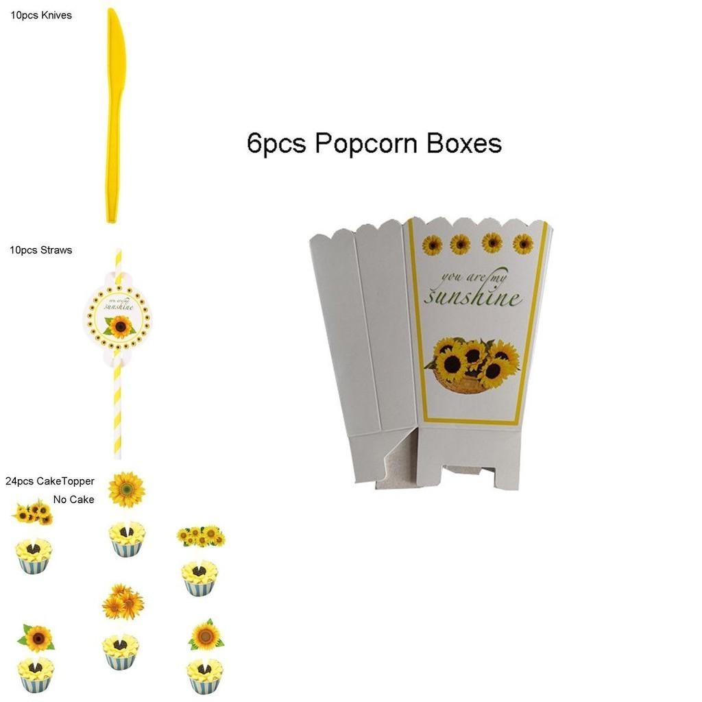 Cheerful Sunflowers Theme Party Decoration Set For Memorable Baby Showers And Kids Birthdays