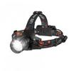 USB Rechargeable Aluminum Alloy Headlamp Super Bright Front Head Lamp 3 Lighting Modes Zoomable Head Lights Forehead Light
