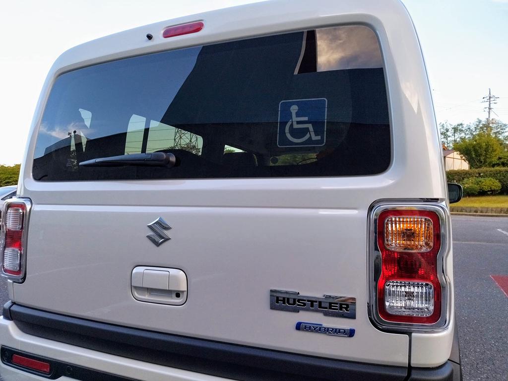 Facilities for the disabled (wheelchair) mark Peelable type from inside