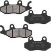 Road Passion Front and Rear Brake Pads Compatible with SUZUKI STREET BIKES Burgman/Skyware AN 400 K/Z/L/A 2007-2015 KAWASAKI DIRT BIKE KL 650 E