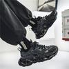 Men's thick soles shock-absorbing casual sports shoes four seasons breathable soft sole outdoor running shoes student sneakers