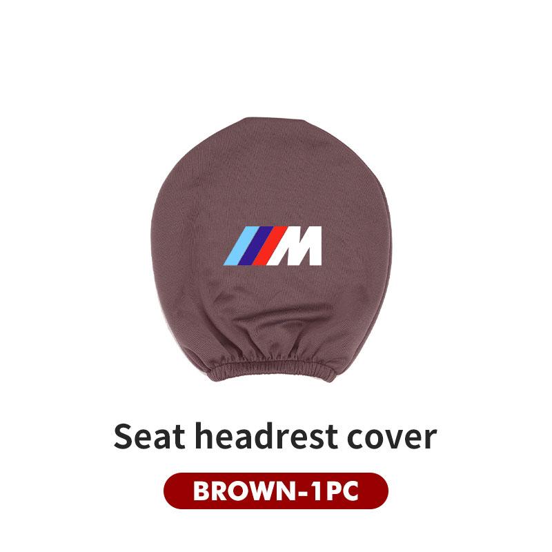 WCHT7 For BMW Car Logo Seat Headrest Pillow Case Neck Support Pad Anti-Dust Cover Accessories E30 E34 E36 E39 E46 E52 E53 E60 E61 E62