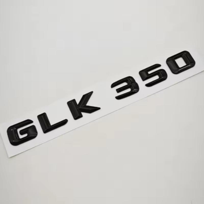 3D ABS Car Letters Logo GLK220 GLK300 GLK350 Badge Rear Trunk Sticker For Mercedes Benz GLK220 GLK300 GLK350 X204 Accessories