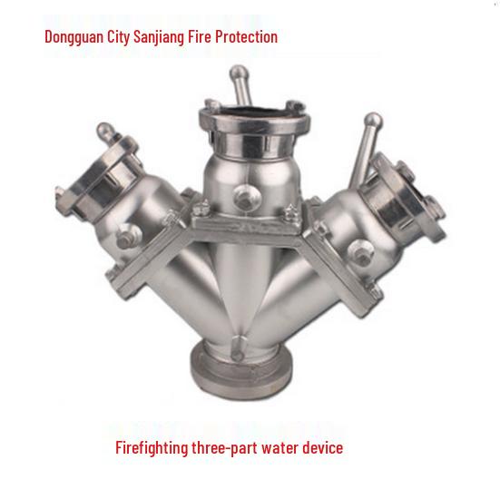 Feuerwehr-Wasserverteiler: FII65 2-Wege-Einlass, 3-Wege 3" Einlass auf 2,5" Ausgang Schnellangriffsschlauchverteiler