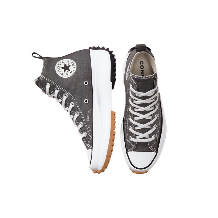 Converse Run Star Hike High Iron Grey Unisex Sneakers White A03703C