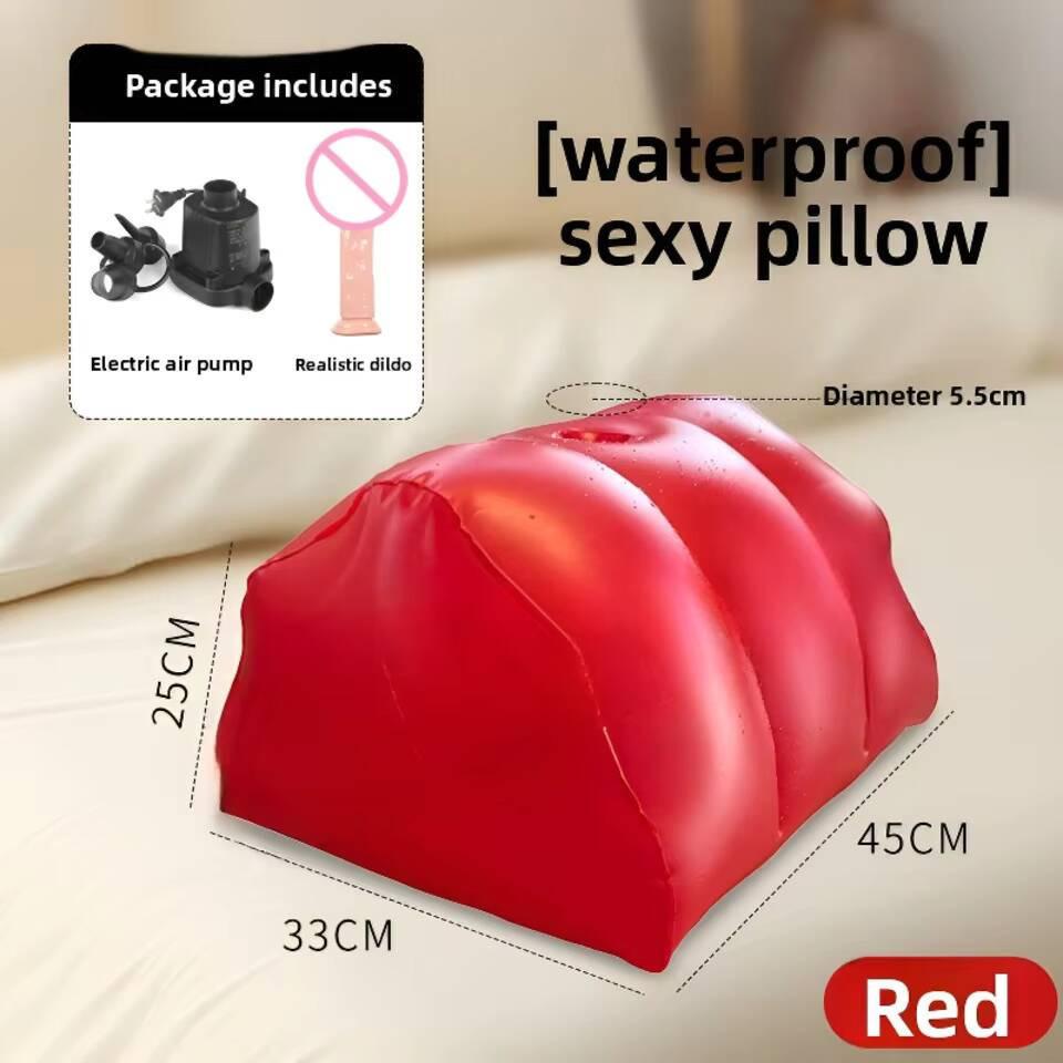 PVC Inflatable Sex Position Pillow Cushion Ramp Sofa Bed Adult Sex Toys For Woman Couples Sex Furniture With A Hole For Dildo