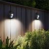 Motion Sensor Solar Outdoor Lights 360 Degree Rotatable Solar Security Light IP65 Waterproof Motion Sensor Clip Lamp For Porch