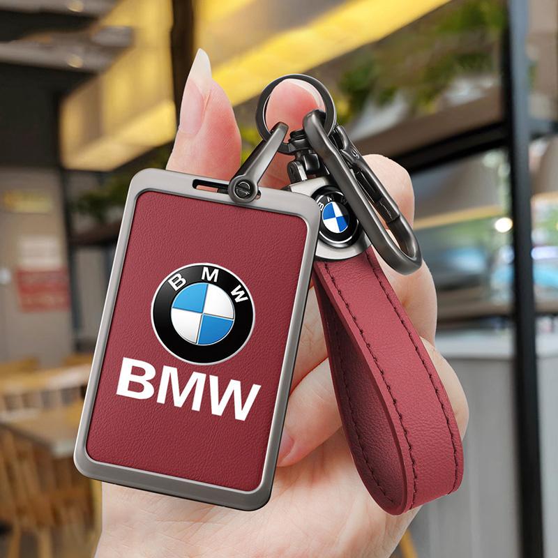 Zinklegierung Leder Auto Smart NFC Karten Schlüssel Etui Abdeckung Schale Für BMW M 3 5 7 Serie X1 X3 X5 X6 X7 535le Auto Schlüsselanhänger Zubehör