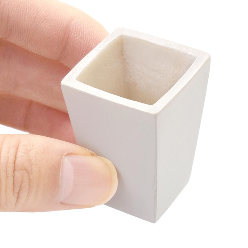 1/12 кукольный домик миниатюрный белый цветочный горшок кукольный домик гостиная ваза украшение кукольный домик садовые аксессуары