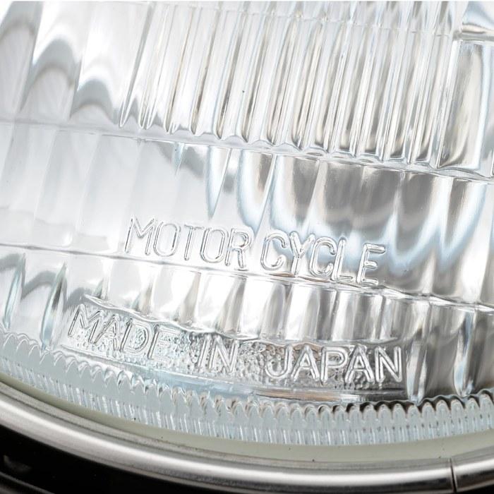 Daytona Motorcycle Headlight H4 Bulb Lens Diameter 153mm Headlight Kit Black 22714