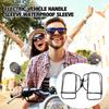 Electric Ebike Handlebar Rain Cover Transport Protection PVC Transparent Windproof Waterproof Motorcycle Handlebar Mittens