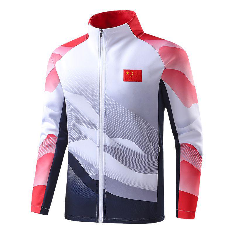 

2022 Китайский спортивный костюм Ушу Тренерский тренировочный комплект с длинными рукавами и воротником-стойкой XL