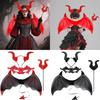 Halloween Demon Horns Costume Headgear For Party Cosplay And Diy Makeup