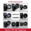 Minjie WF13X Wide-Angle High Eyepoint Microscope Eyepiece