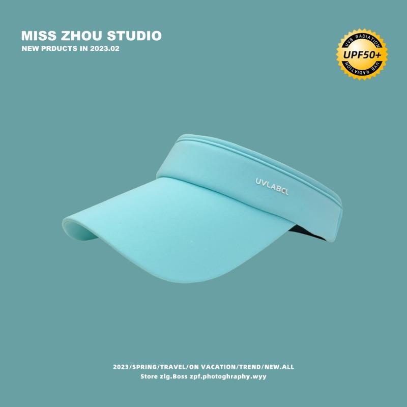 Running empty cap children summer outdoor sports outing big eaves cold silk cool feeling no top cap men