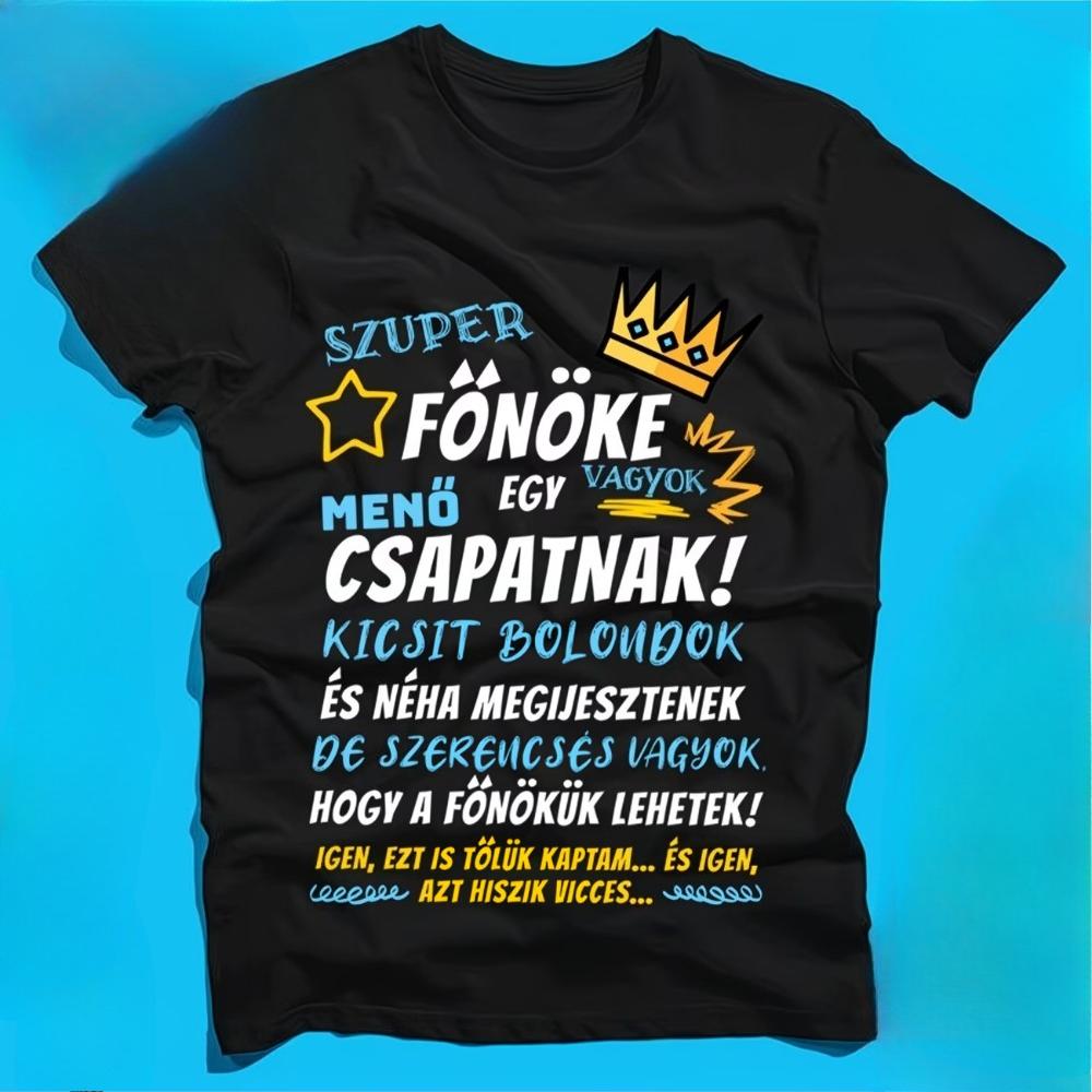 

SZUPER FÖNÖKE UnisexŐ EGY CSAPATNAK Graphic T Shirt Womens Unisexs Cotton Tee Summer Spring Vintage Harajuku Oversized Streetwear S