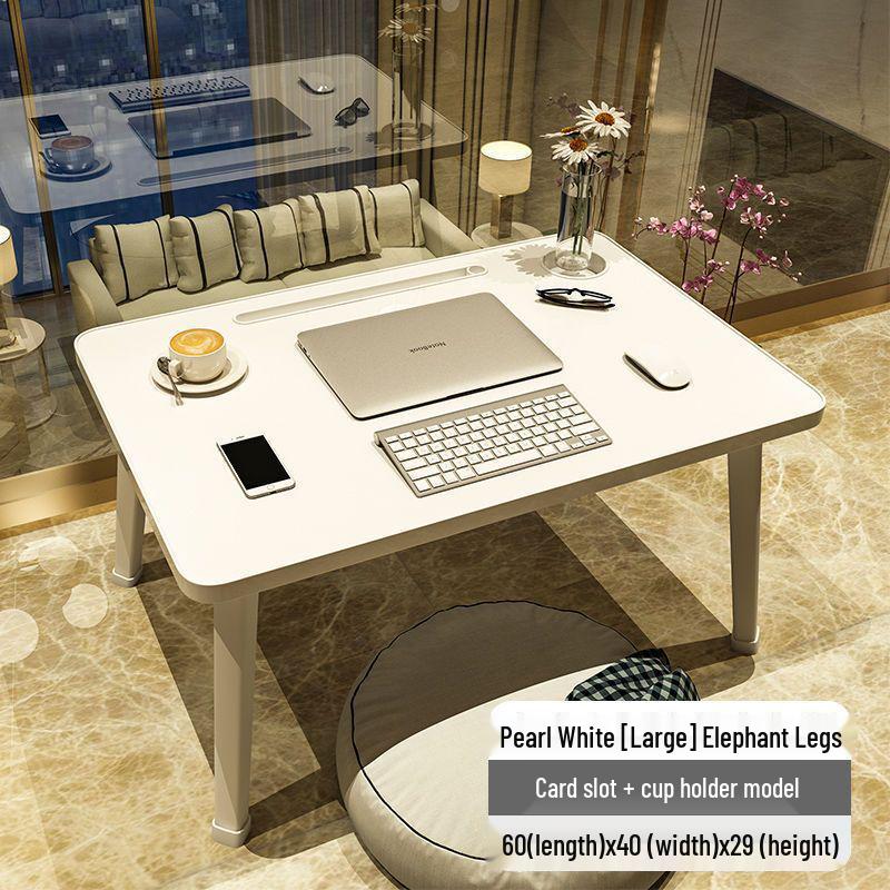 Folding Bedside Student Desk: Compact, Versatile Table for Bedroom or Dorm