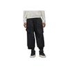 Y-3 Cuffed Twill Pants Loose Fit Multi-Pocket Work Pants Men Pants Black IN8756