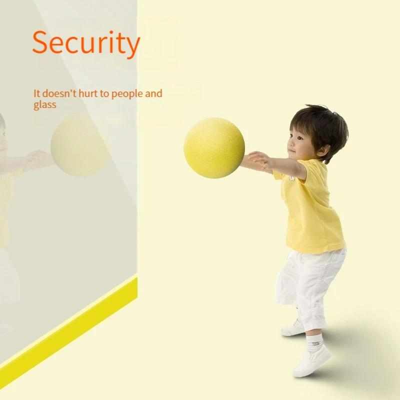18/21cm Stiller Ball Baby Basketball Hohe Dichte Weicher Elastischer Ball Kinder Indoor Sport Geräuschreduzierender Ball Entwicklungsspiele
