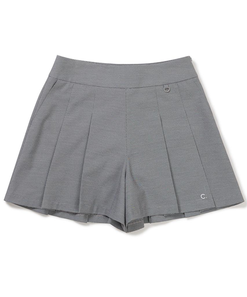 CLOVE [24Ss Clove] Houndstooth Skirtpants (Grey)