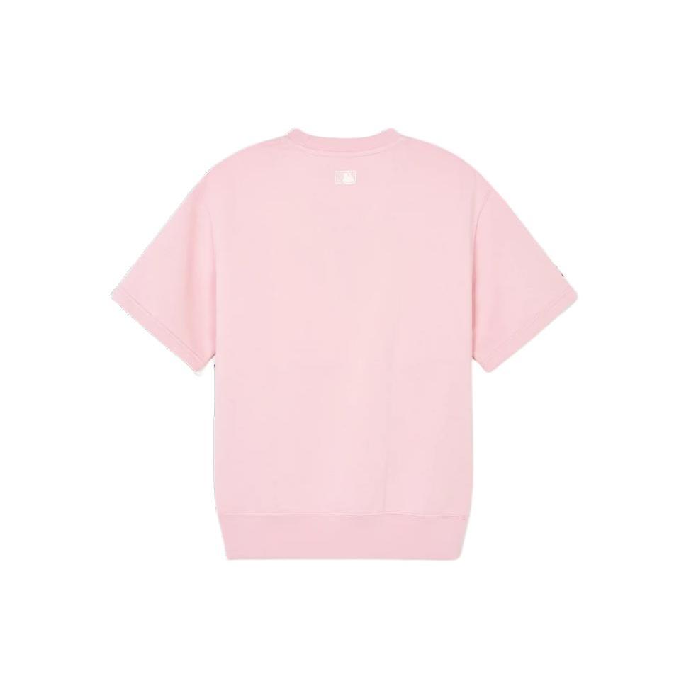 New MLB New York Yankees T Shirts Unisex Pink 3ARSV0143-50PKM