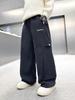 Boys' Stylish Korean Corduroy Pants: Autumn/Winter Velvet, Casual One-Piece for Kids