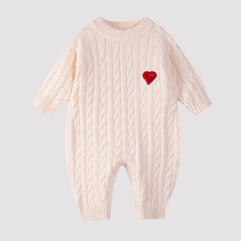 Neugeborenen Herbst Strick Strampler - Super Süß & Modisch Vollmond Outfit