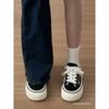 Versatile platform low-top canvas shoes women's new casual fashion student white shoes ugly cute big head board shoes