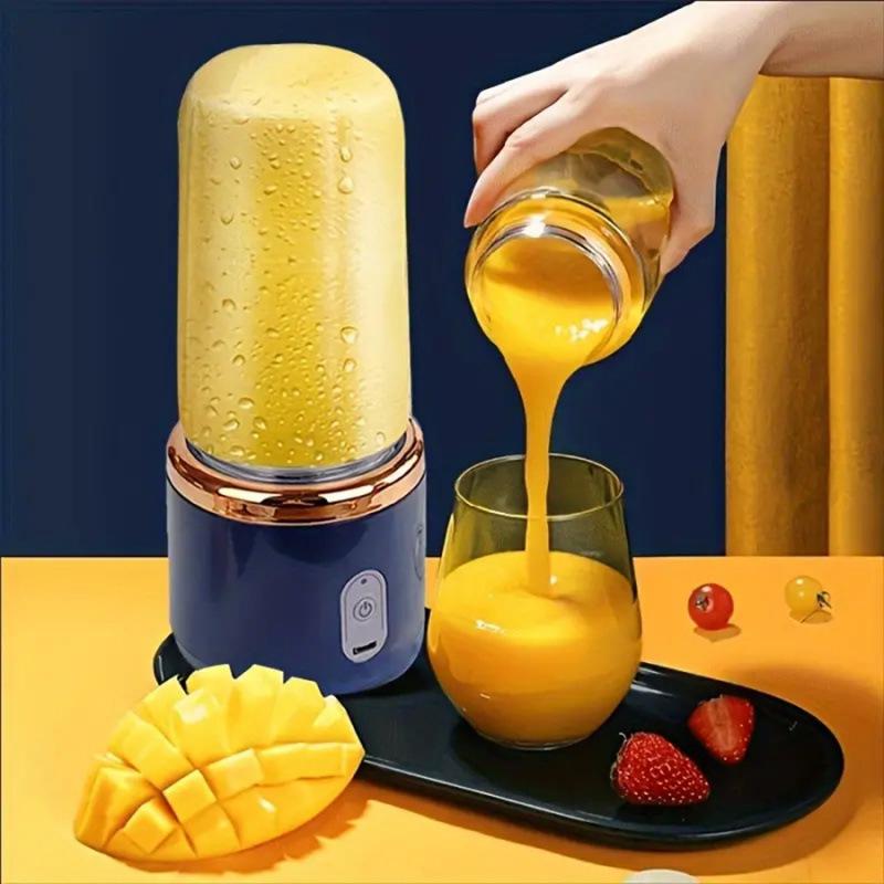 Extrator de Suco - Copo Pequeno Portátil para Suco - Adequado para Estudantes e Uso Doméstico - Liquidificador Recarregável Multifuncional para Fazer Suco