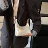 New Solid Color Fashionable Portable Messenger Dumpling Bag Retro Summer Casual Simple Shoulder Messenger Bag