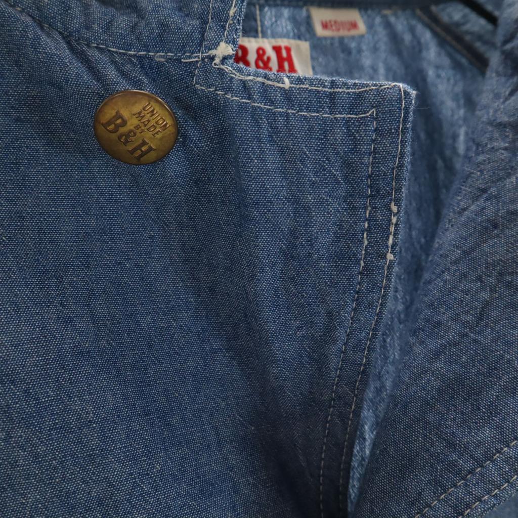 BALANCE + HARMONY Made In USA Long Sleeve Coverall M Blue B&H Men's Used