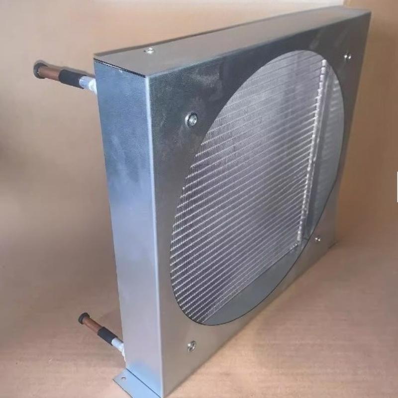 1PC Microchannel condenser coil parallel flow Condenser for Compressor refrigeration micro channel tube and fins heat exchanger