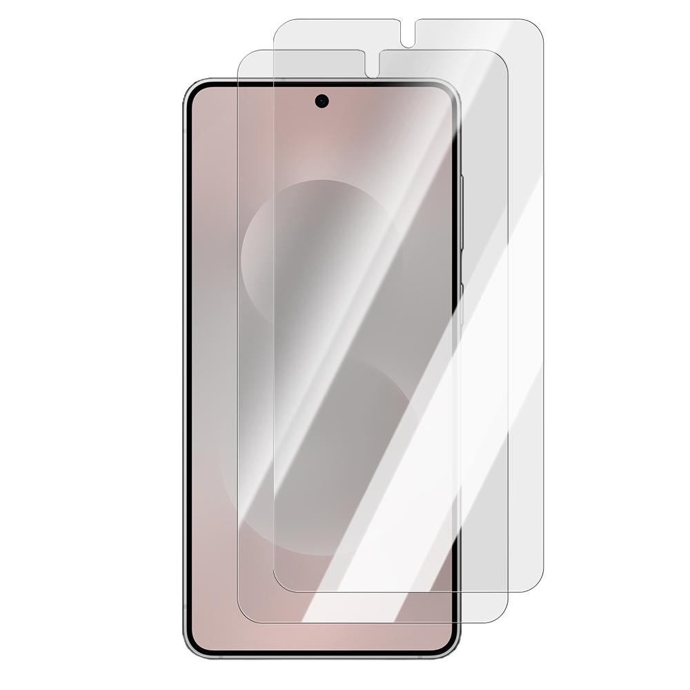 6IN1 Tempered Glass Front Protector for Samsung Galaxy S25 Edge Efficient Unlocking Anti-scratch HD Screen Lens Protective Film