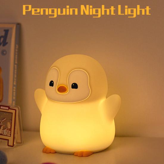 Nachtlicht „Rosa Fuchs“ mit weichem Silikon-Touch-System, 2-stufig dimmbar, wiederaufladbar, Waldmotiv, Kinderzimmerdeko