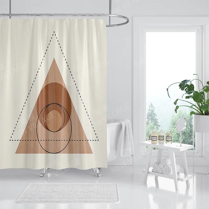 Waterproof Fabric Shower Curtains Bathroom Curtain Accessories 180x200 Bath Curtain for Shower 240*200 Nordic Boho Decoration