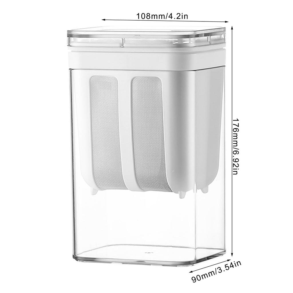 Yoghurt Sil med Fint Maskenett Yoghurt Filter Separator Matsil Gjenbrukbart Melkefilter Oste Fuktighetsseparator