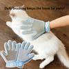 Dual-Sided Pet Cleaning Brush Self-Cleaning Deshedding Tool + Massage Comb | Cat & Dog Universal Anti-Flyaway Fur Design Pet Hair Removal Gloves