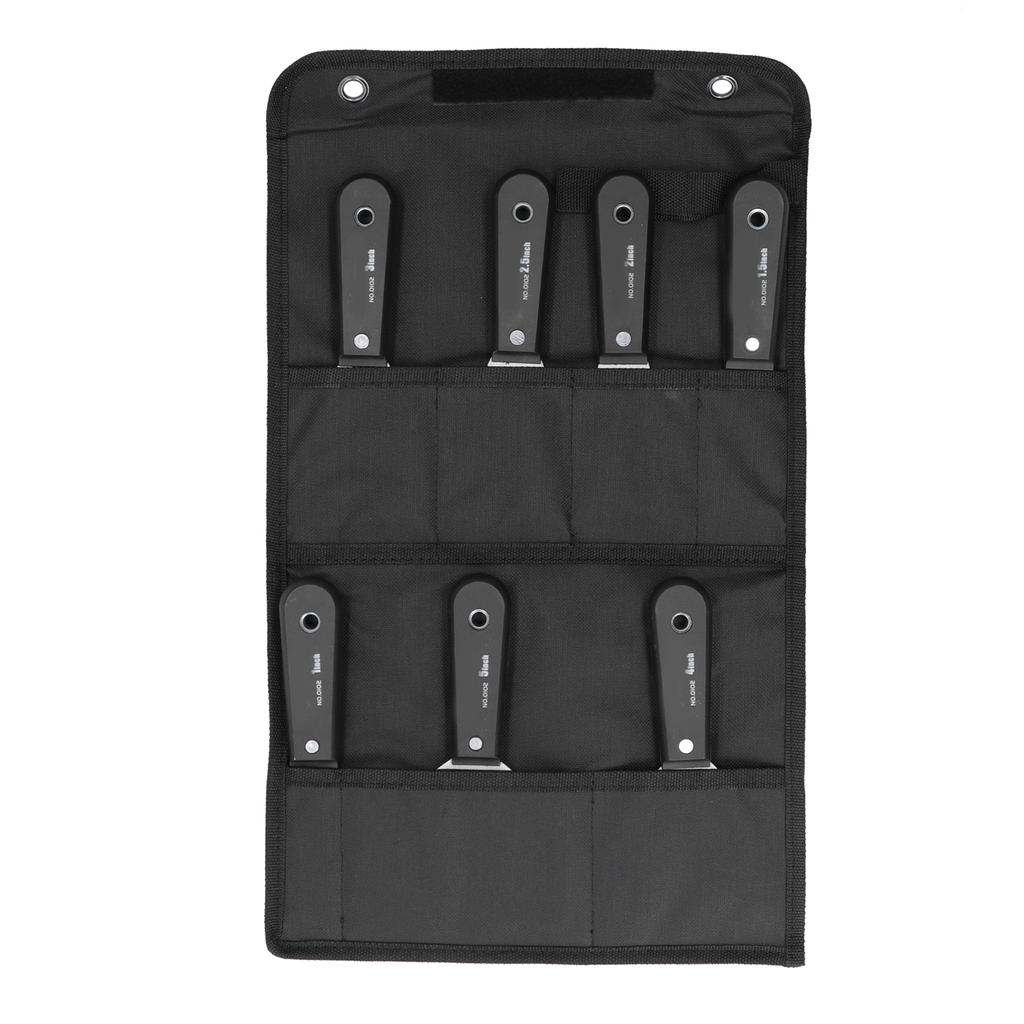 7 Pcs Plaster Knife Set Portable Steel Putty Knife Set for Drywall Wood Paint Tools